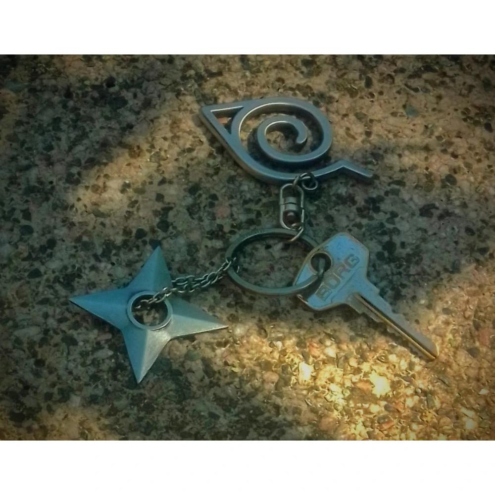 Klíčenka Naruto - 3D Shuriken Konoha