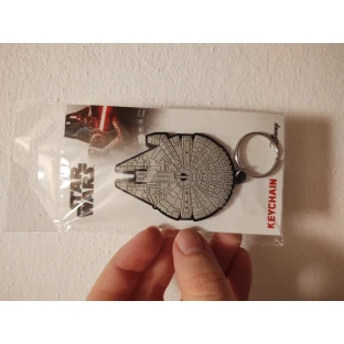 Star Wars Keychain - Millennium Falcon, rubber