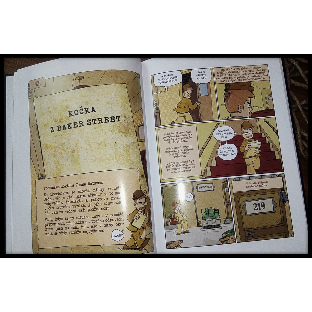 Komiks, v němž jsi hrdinou: Sherlock - Případ čtyř případů