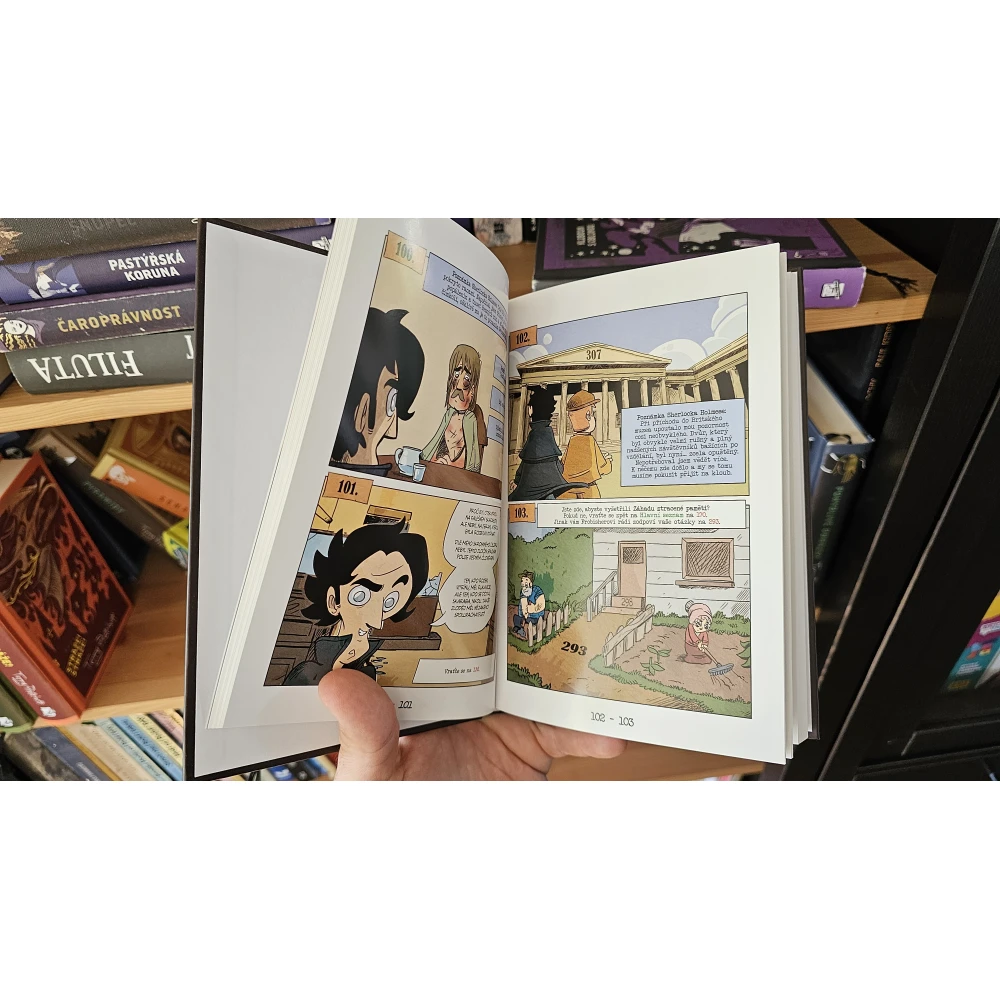 Komiks, v němž jsi hrdinou: Sherlock - Případ čtyř případů