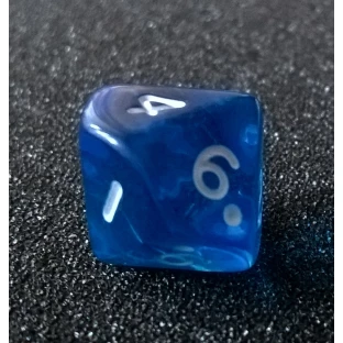 Translucent d10 die