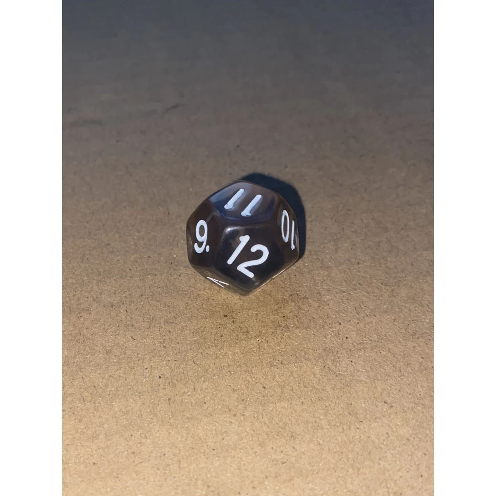 W20-Würfel transparent