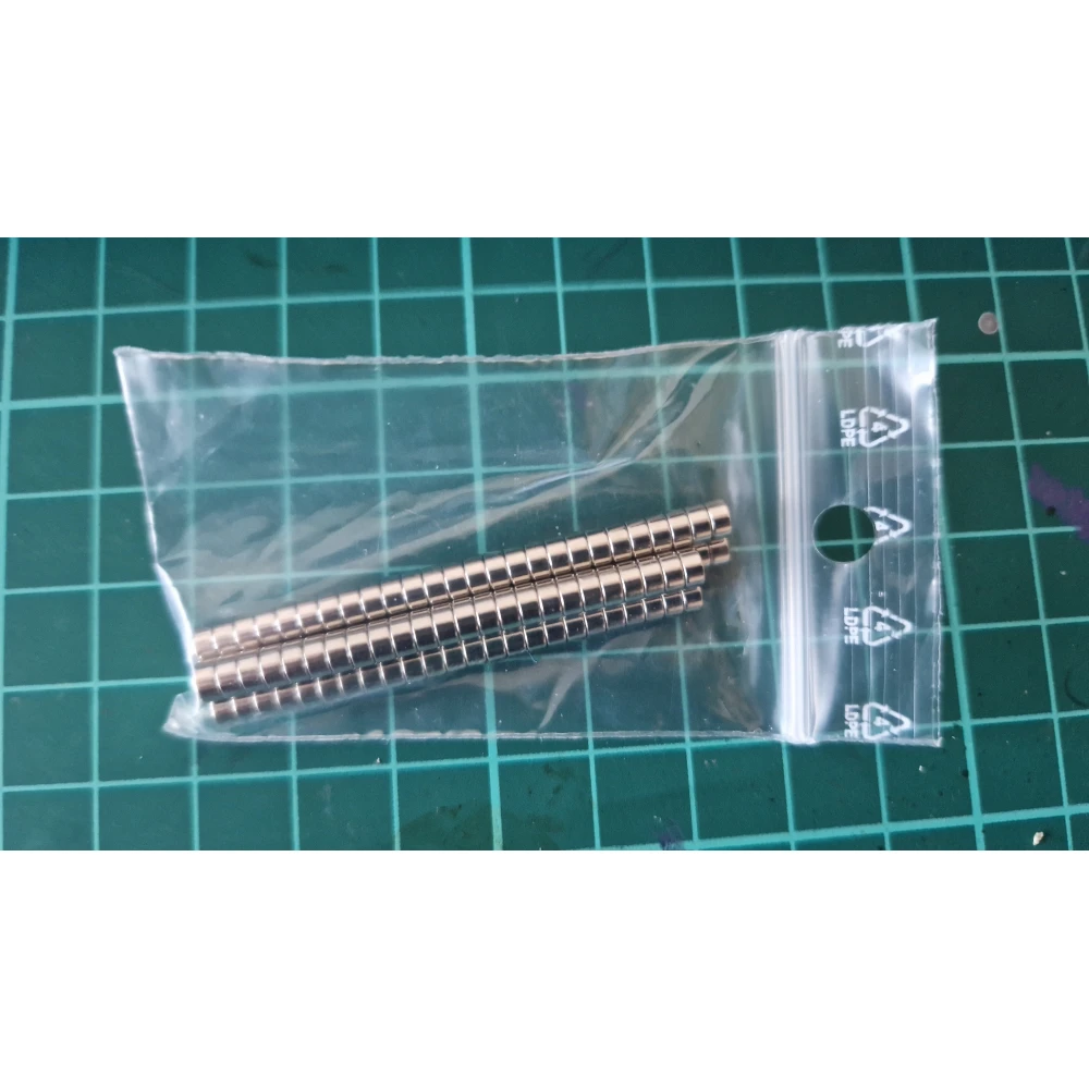 Scheibenmagnete Ø 4 mm, 100 Stk.