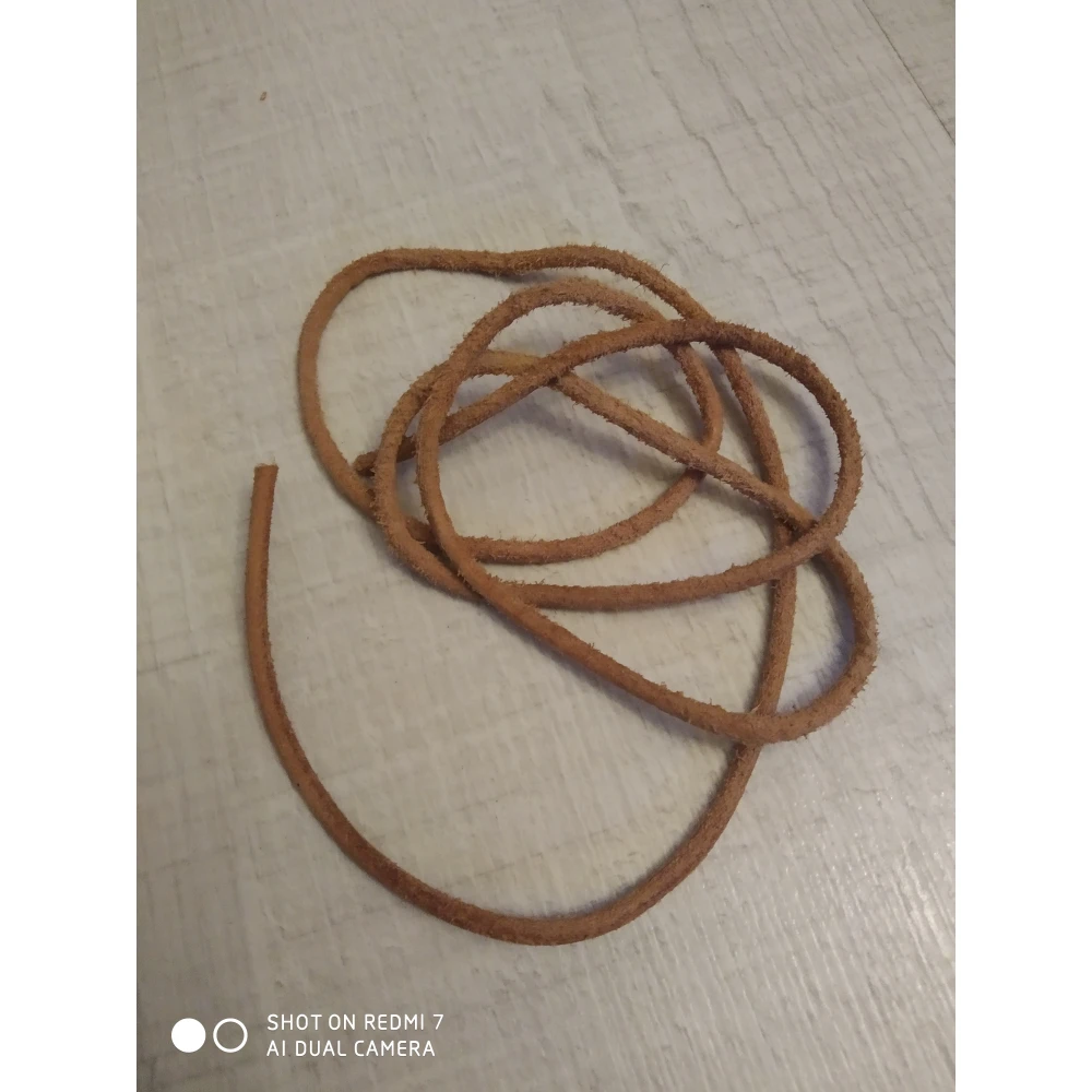 Leather lace