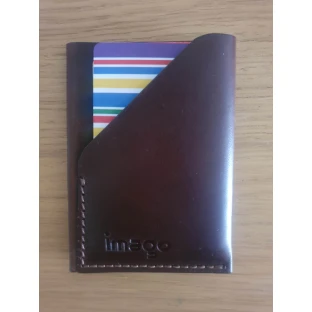 Havard leather card holder