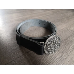 Celtic Hound Leather Belt