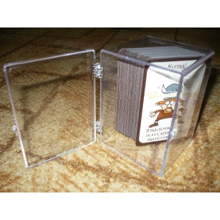 Kartenbox für 150 Karten - transparent, aufklappbar (Ultra Pro)