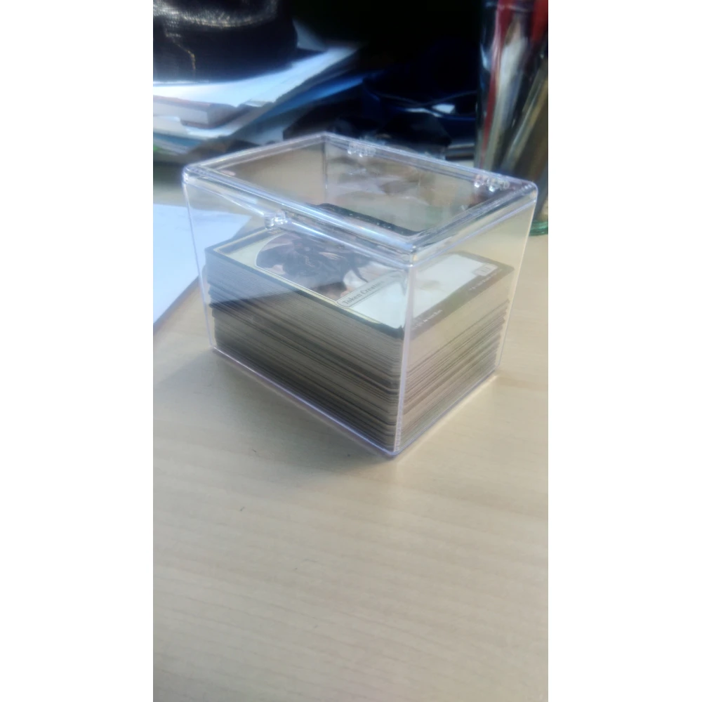 Kartenbox für 150 Karten - transparent, aufklappbar (Ultra Pro)