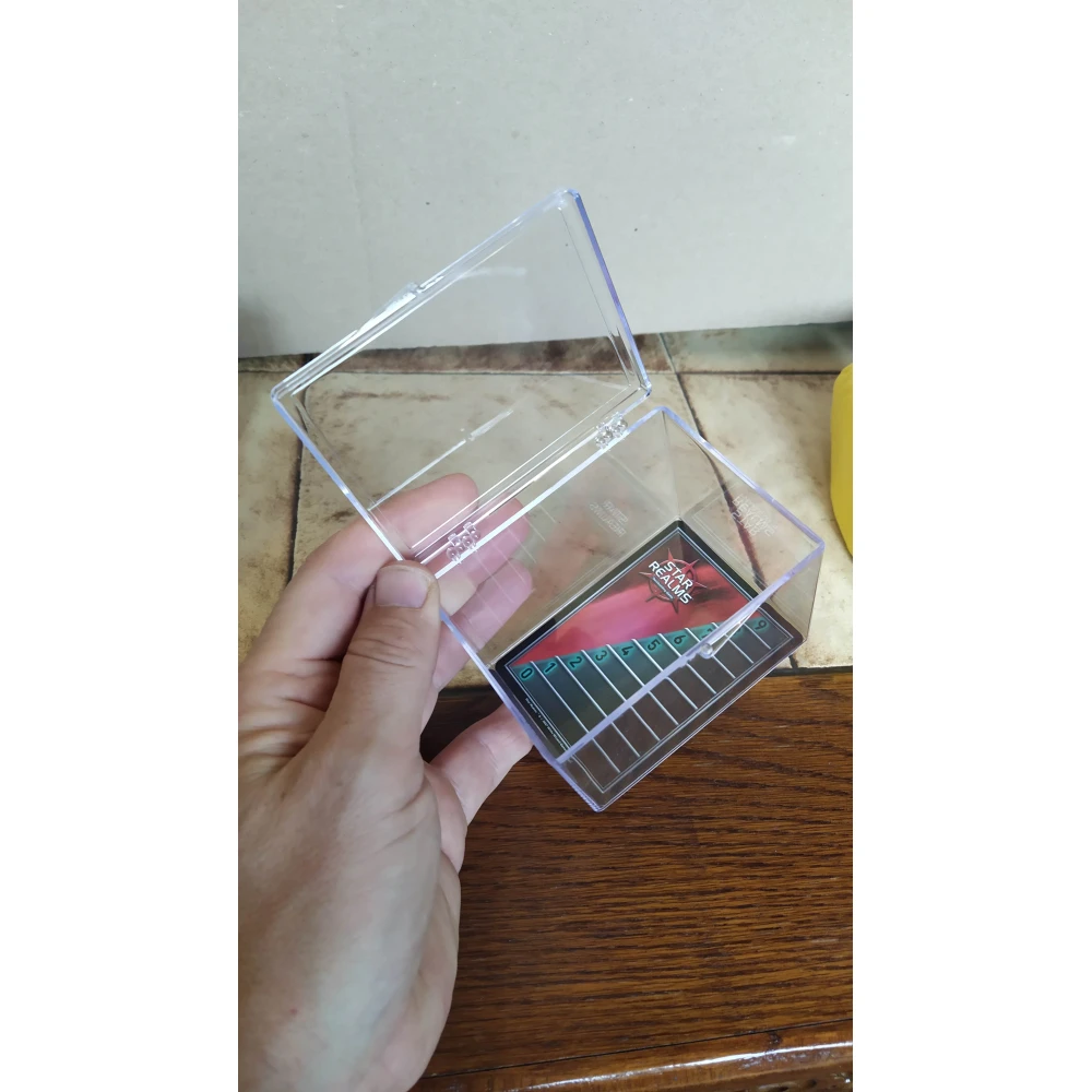 Kartenbox für 150 Karten - transparent, aufklappbar (Ultra Pro)