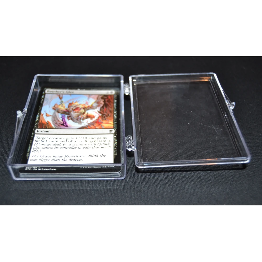 Kartenbox für 35 Karten – transparent, aufklappbar (Ultra Pro)