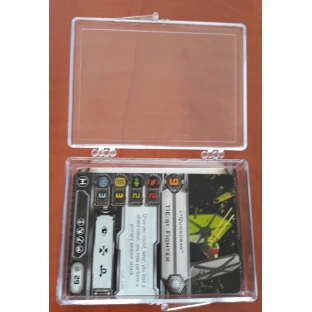 Kartenbox für 35 Karten – transparent, aufklappbar (Ultra Pro)