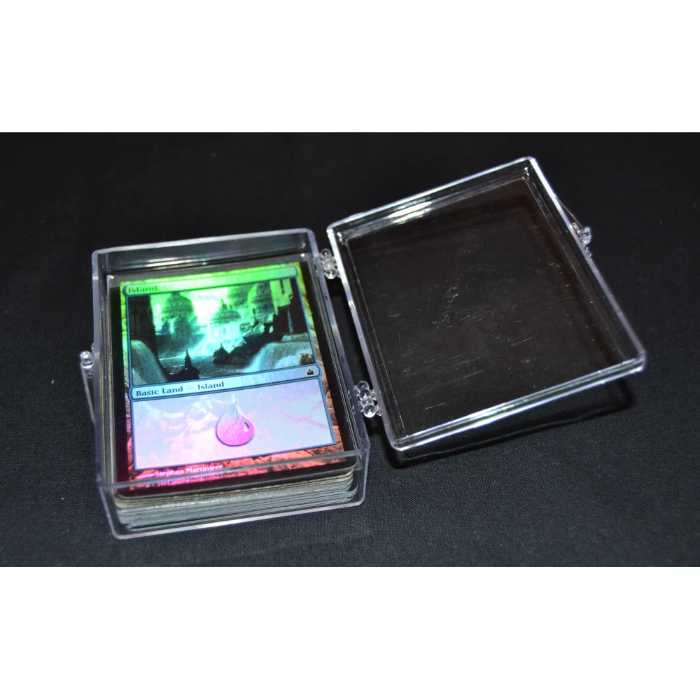Kartenbox für 50 Karten – transparent, aufklappbar (Ultra Pro)