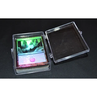 Kartenbox für 50 Karten – transparent, aufklappbar (Ultra Pro)