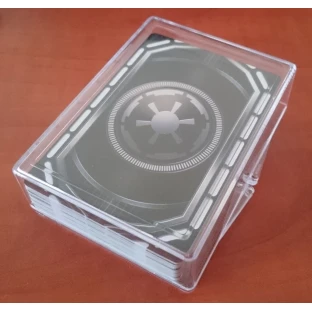 Kartenbox für 50 Karten – transparent, aufklappbar (Ultra Pro)
