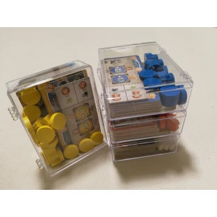 Kartenbox für 50 Karten – transparent, aufklappbar (Ultra Pro)