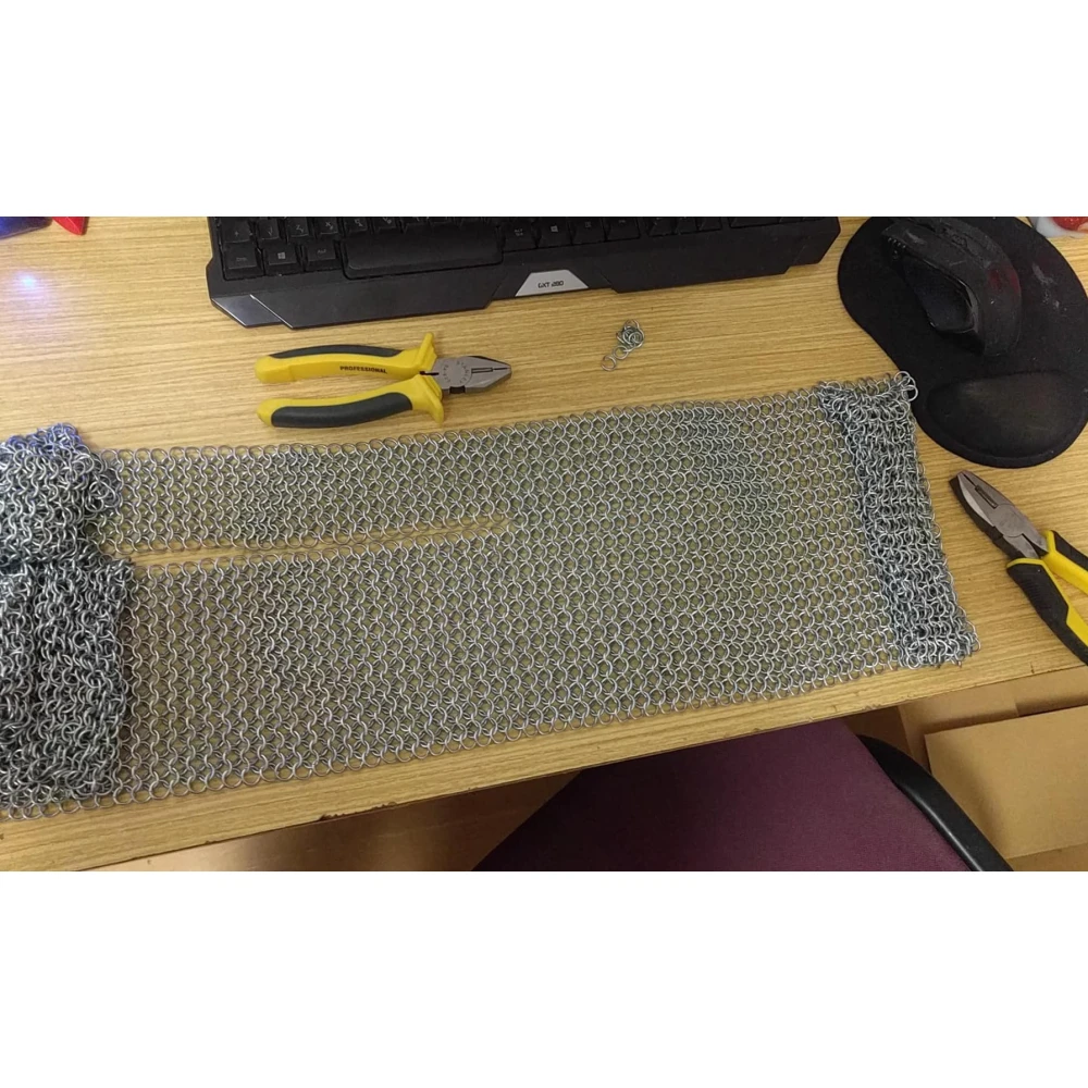 Kettenringe für Kettenhemd 8/1,6 mm - verzinkt