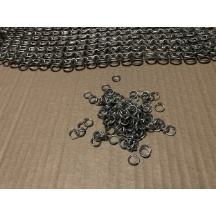 Kettenringe für Kettenhemd 8/1,6 mm - verzinkt