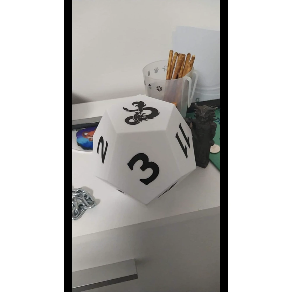 Dungeons & Dragons D12 Lampe