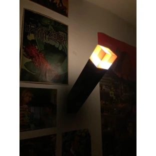 Lampička Minecraft - Pochodeň