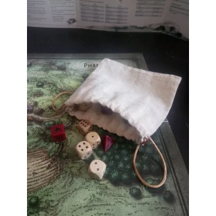 Blackfire Linen Dice Bag