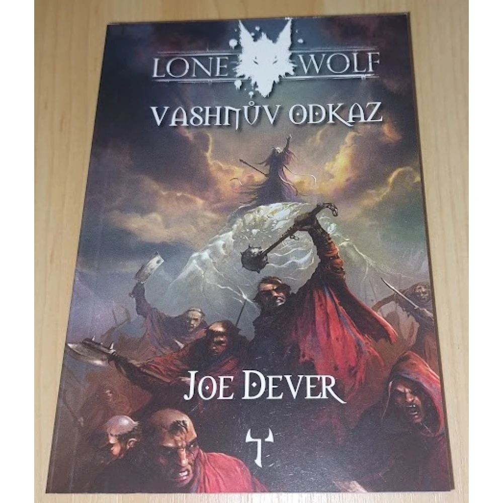 Lone Wolf: Vashnův odkaz – chyba na obale