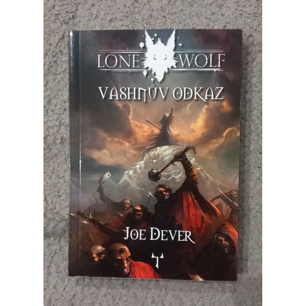 Lone Wolf: Vashnův odkaz – chyba na obale