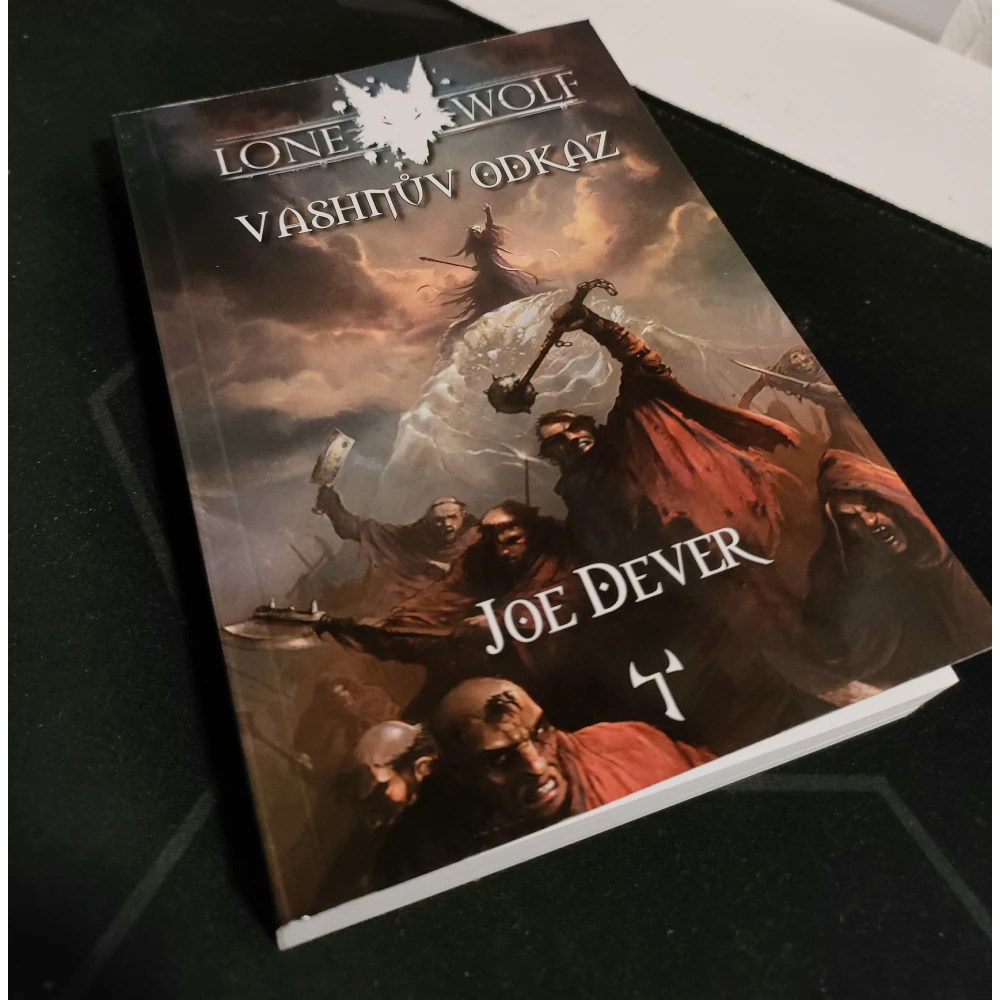Lone Wolf: Vashnův odkaz – chyba na obale