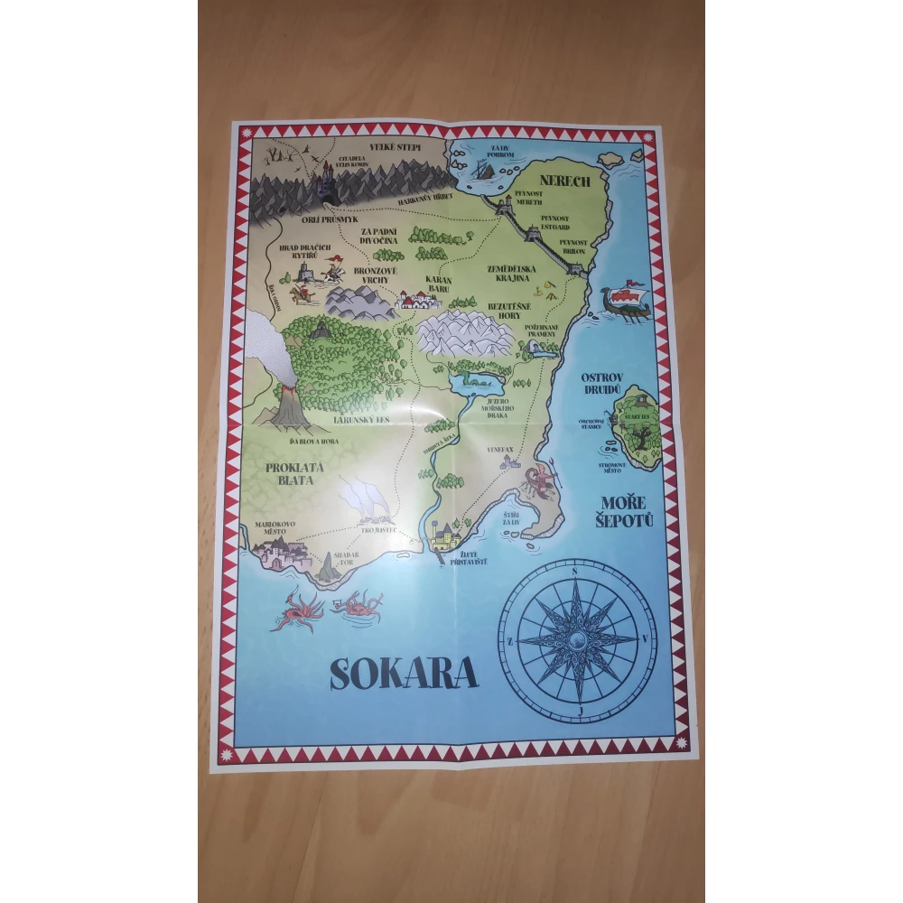 Mapa Bájné země: Válkou zmítané království