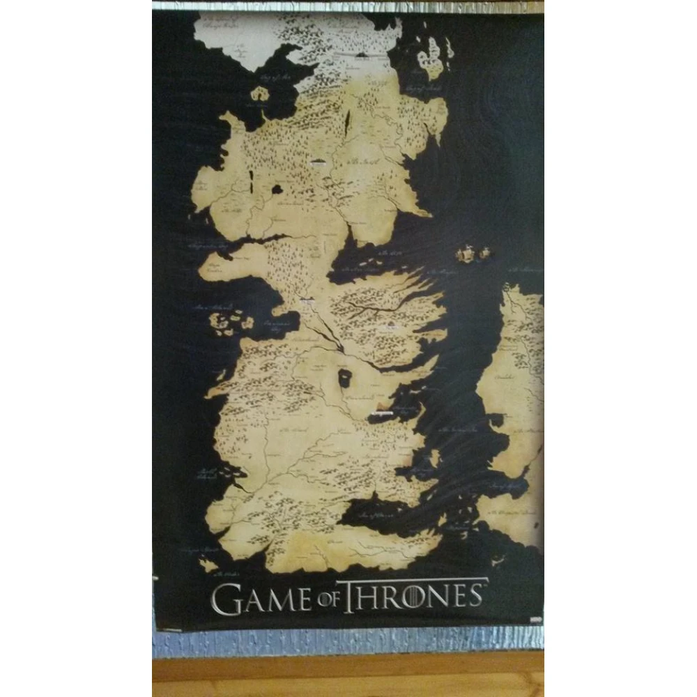 Mapa Game of Thrones - Hra o trůny