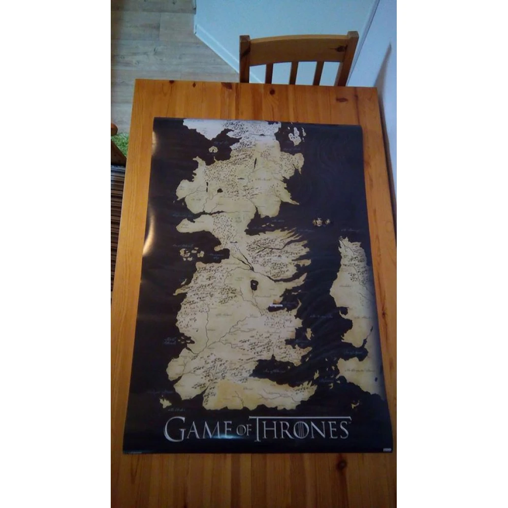 Mapa Game of Thrones - Hra o trůny