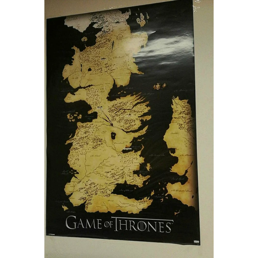 Mapa Game of Thrones - Hra o trůny