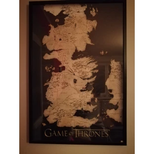 Mapa Game of Thrones - Hra o trůny