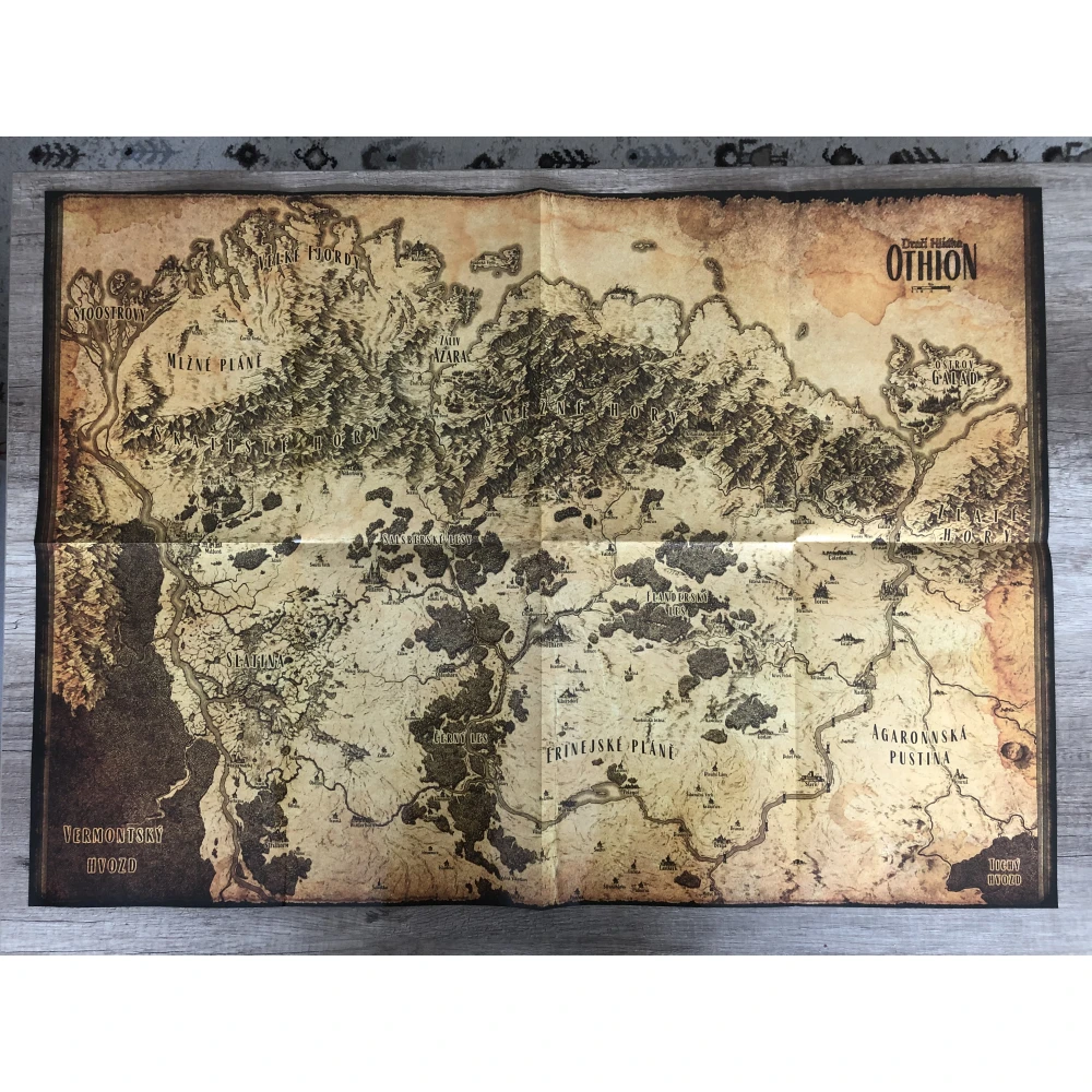 Mapa ke hře Dračí hlídka