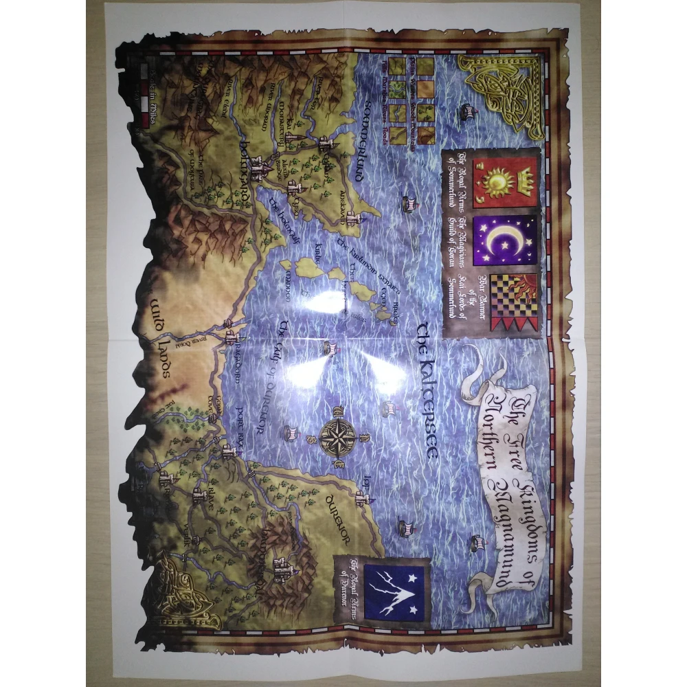 Map of Northern Magnamund - Free Kingdoms