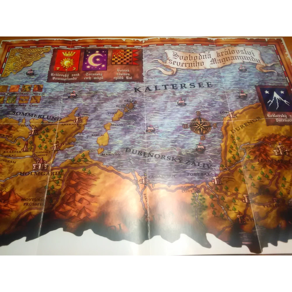 Map of Northern Magnamund - Free Kingdoms