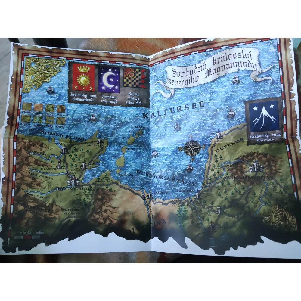 Map of Northern Magnamund - Free Kingdoms