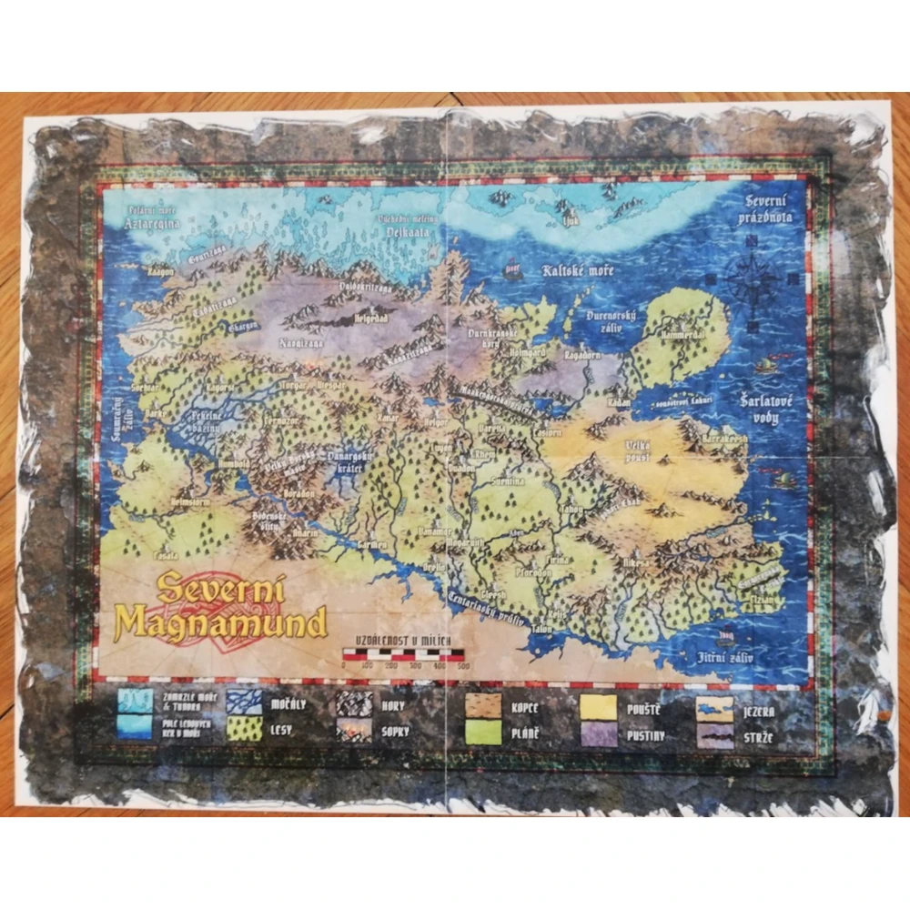 Map of Northern Magnamund - Free Kingdoms