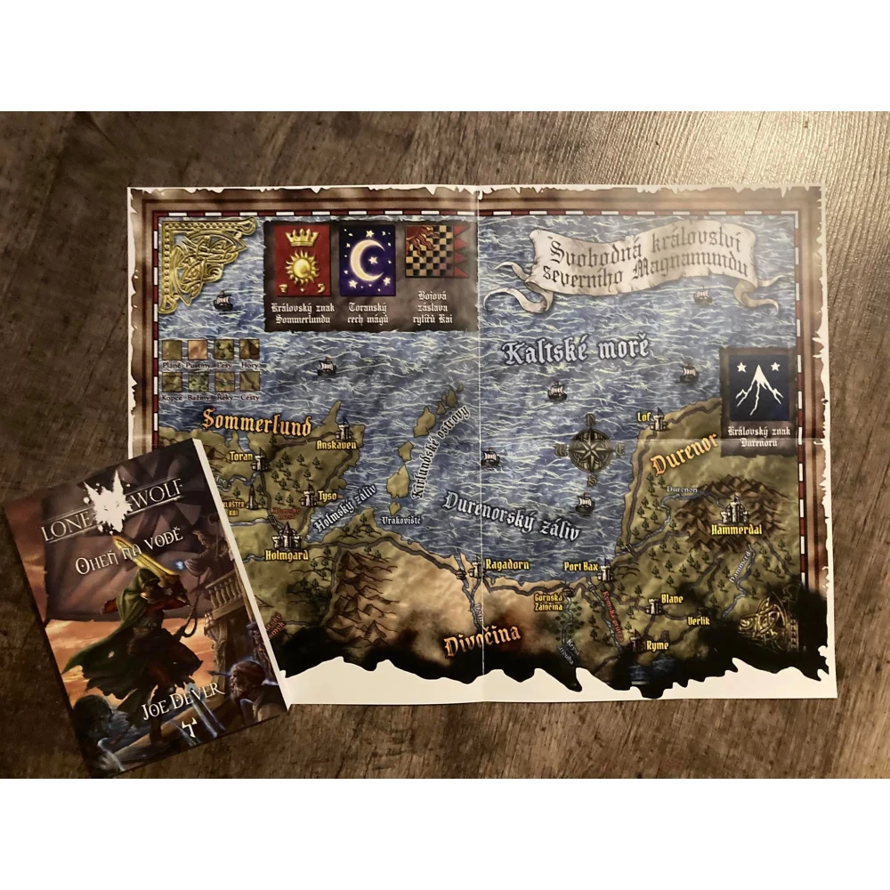 Map of Northern Magnamund - Free Kingdoms