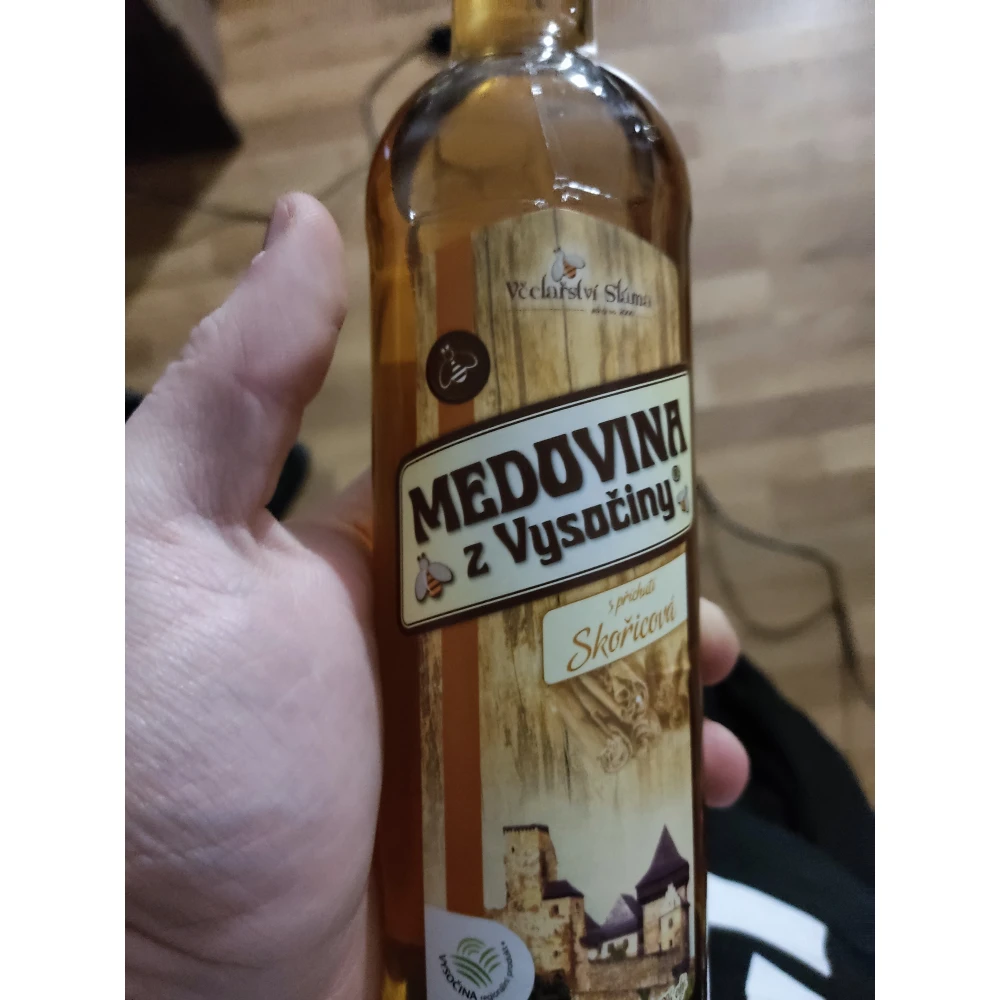 Medovina z Vysočiny - Škoricová (Včelařství Sláma) 0,5 l