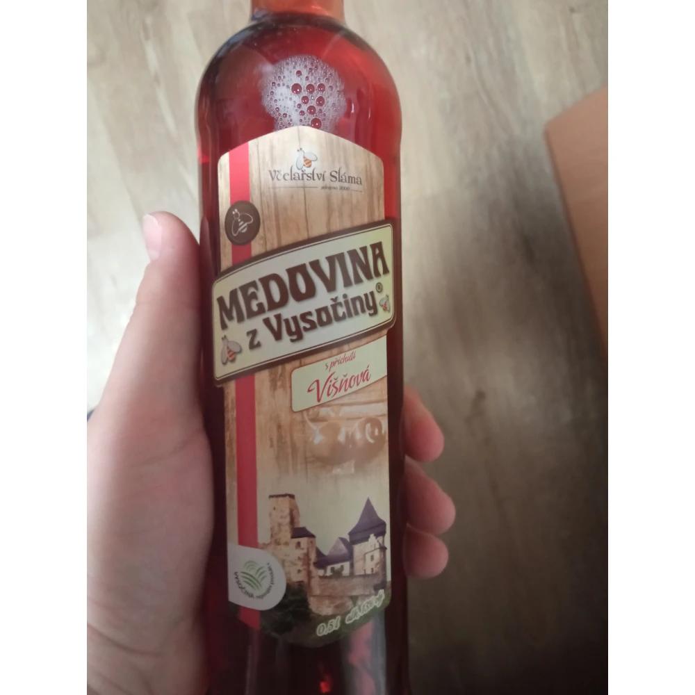 Medovina z Vysočiny - Višňová (Včelařství Sláma) 0,5 l