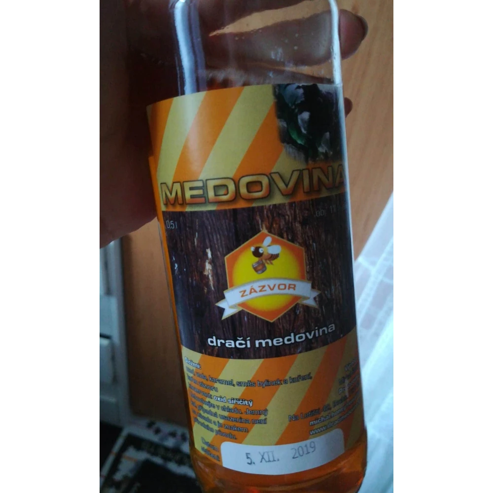 Dračí medovina - Zázvor 0,5 l