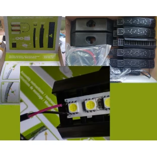 Modelárska LED lampa - čierna