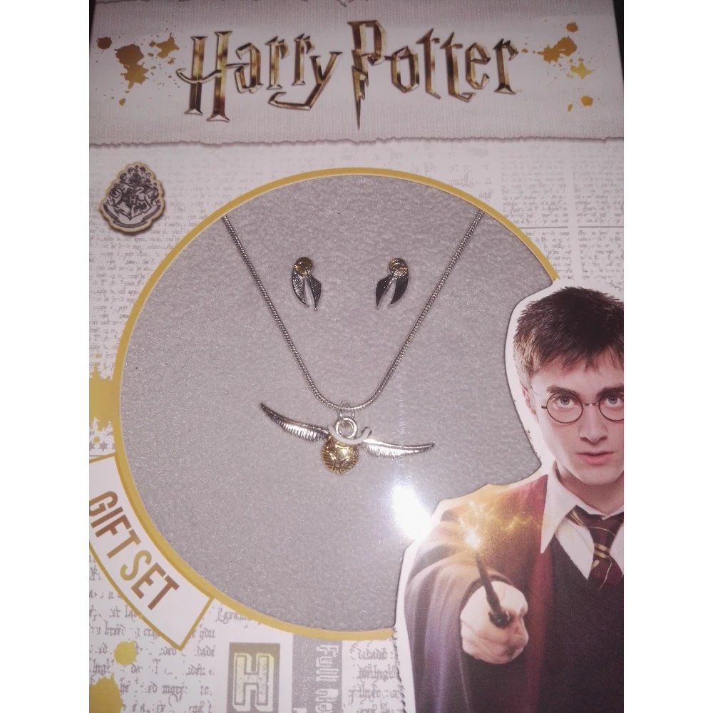 Harry Potter Necklace and Earrings - Golden Snitch