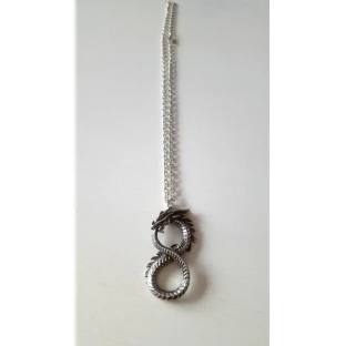Infinity Dragon Necklace