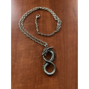 Infinity Dragon Necklace