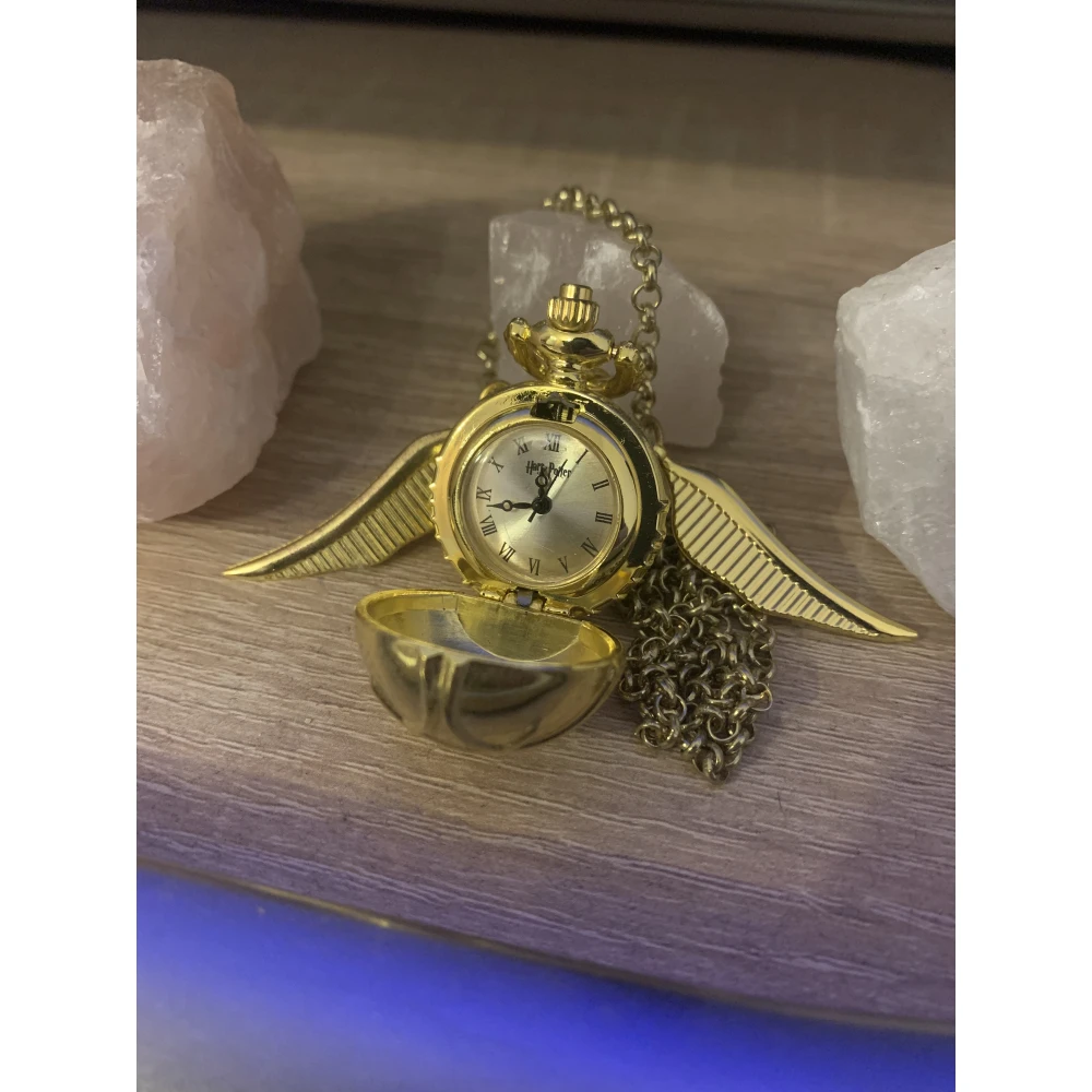 Harry Potter Golden Snitch Watch Necklace