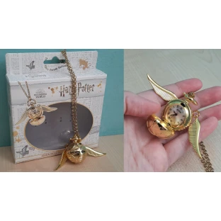 Harry Potter Golden Snitch Watch Necklace