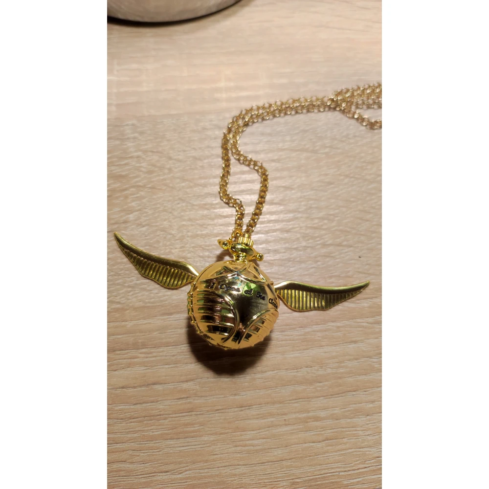 Harry Potter Golden Snitch Watch Necklace