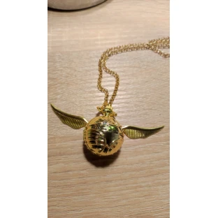 Harry Potter Golden Snitch Watch Necklace