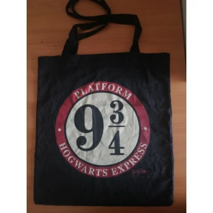 Harry Potter Einkaufstasche - Gleis 9 3/4 (schwarz)